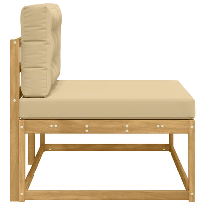 Divano da Esterno Bianco 115 x 83 x 73 cm Poliestere