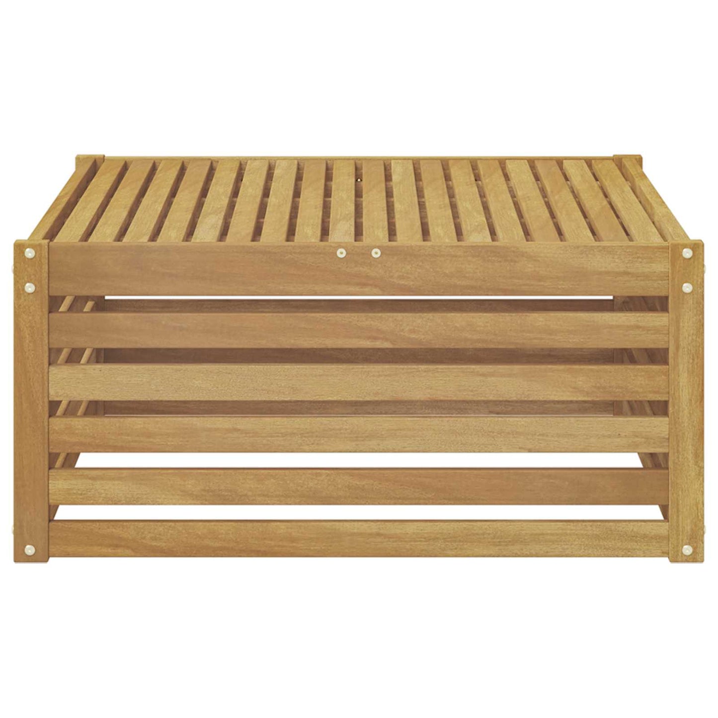 Tavolo da Esterno Legno di Acacia Massello Bianco