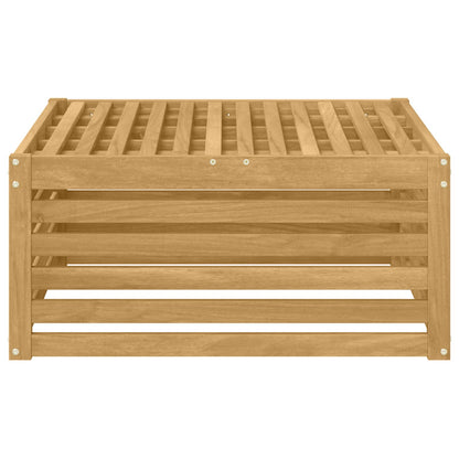 Poggiapiedi da Esterno Legno di Acacia Massello Bianco