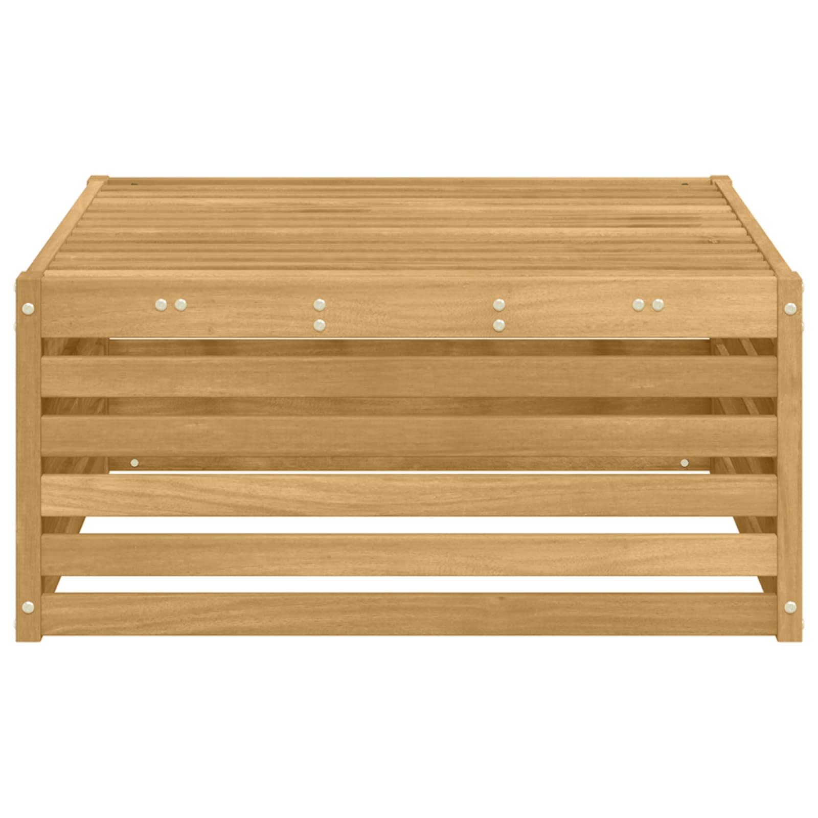 Poggiapiedi da Esterno Legno di Acacia Massello Bianco | homemem39