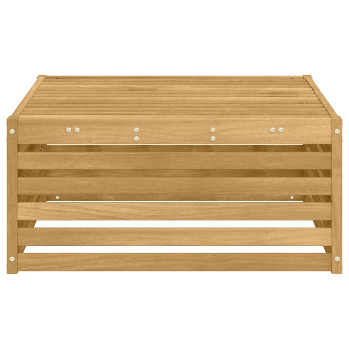 Poggiapiedi da Esterno Legno di Acacia Massello Bianco