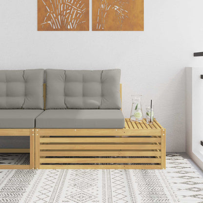 Divano da Esterno con cuscino Bianco 115 x 83 x 73 cm