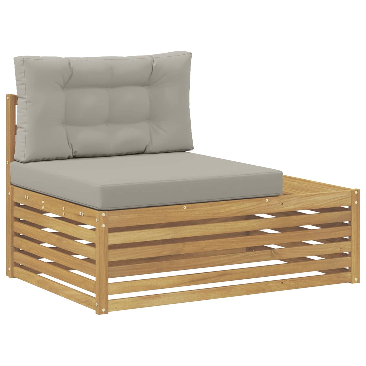 Divano da Esterno con cuscino Bianco 115 x 83 x 73 cm