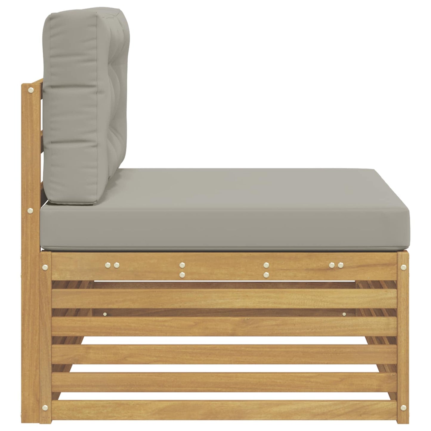 Divano da Esterno con cuscino Bianco 115 x 83 x 73 cm