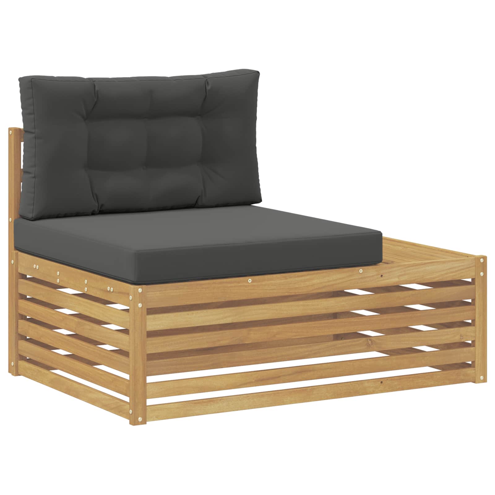 Divano da Esterno con cuscino Bianco 115 x 83 x 73 cm | homemem39