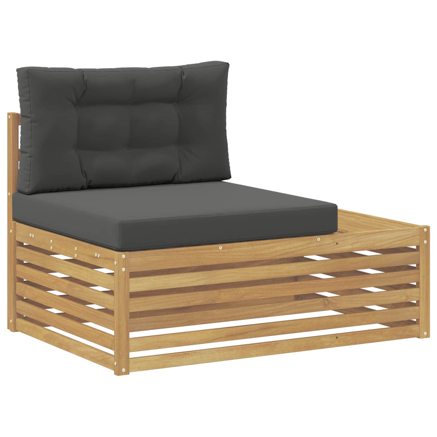 Divano da Esterno con cuscino Bianco 115 x 83 x 73 cm