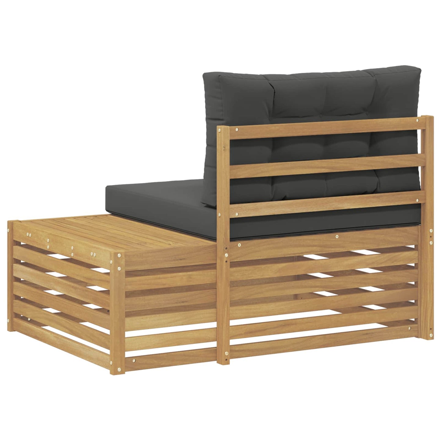 Divano da Esterno con cuscino Bianco 115 x 83 x 73 cm