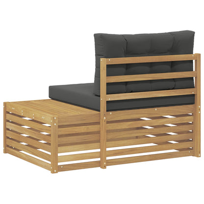 Divano da Esterno con cuscino Bianco 115 x 83 x 73 cm
