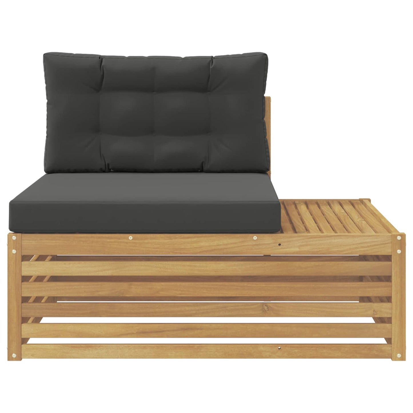 Divano da Esterno con cuscino Bianco 115 x 83 x 73 cm