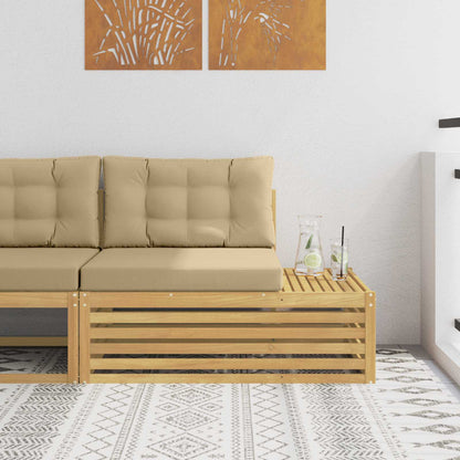 Divano da Esterno con cuscino Bianco 115 x 83 x 73 cm