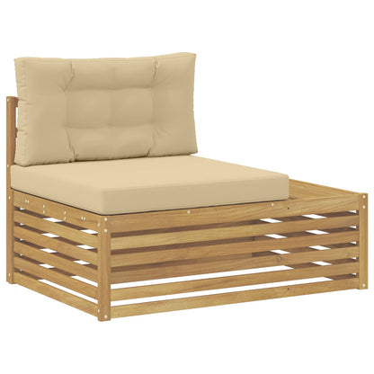 Divano da Esterno con cuscino Bianco 115 x 83 x 73 cm
