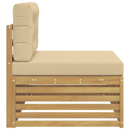 Divano da Esterno con cuscino Bianco 115 x 83 x 73 cm