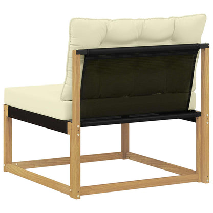Divano centrale per esterno Bianco 79 x 83 x 73 cm acciaio | homemem39