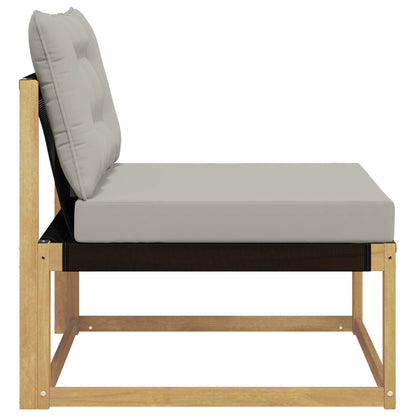 Divano centrale per esterno Bianco 79 x 83 x 73 cm acciaio | homemem39