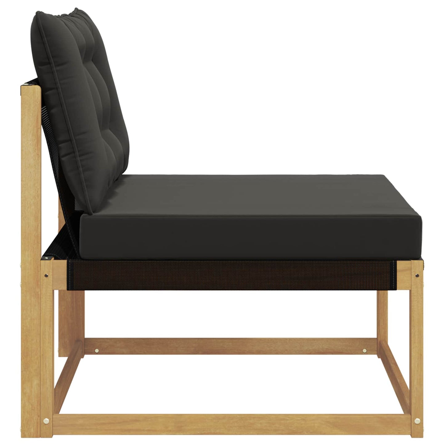Divano centrale per esterno Bianco 79 x 83 x 73 cm acciaio | homemem39