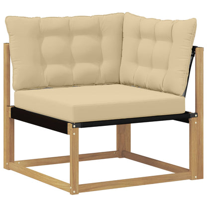 Divano Angolare da Esterno Legno di Acacia Massello e Textilene | homemem39