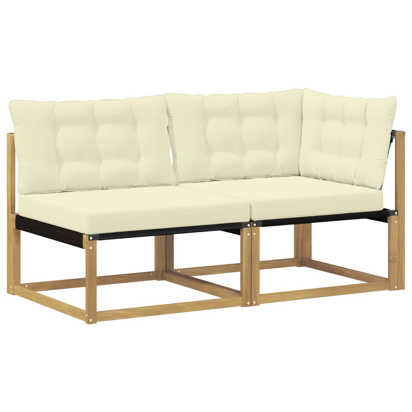 Unità Divano Sezionale con cuscino Bianco 162,5 x 83 x 73 cm | homemem39
