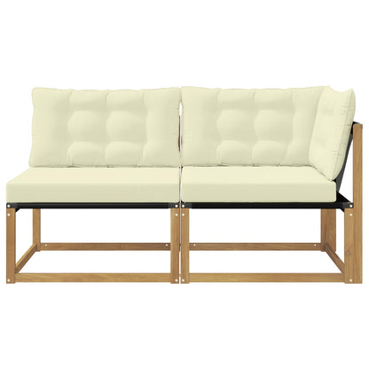 Unità Divano Sezionale con cuscino Bianco 162,5 x 83 x 73 cm | homemem39