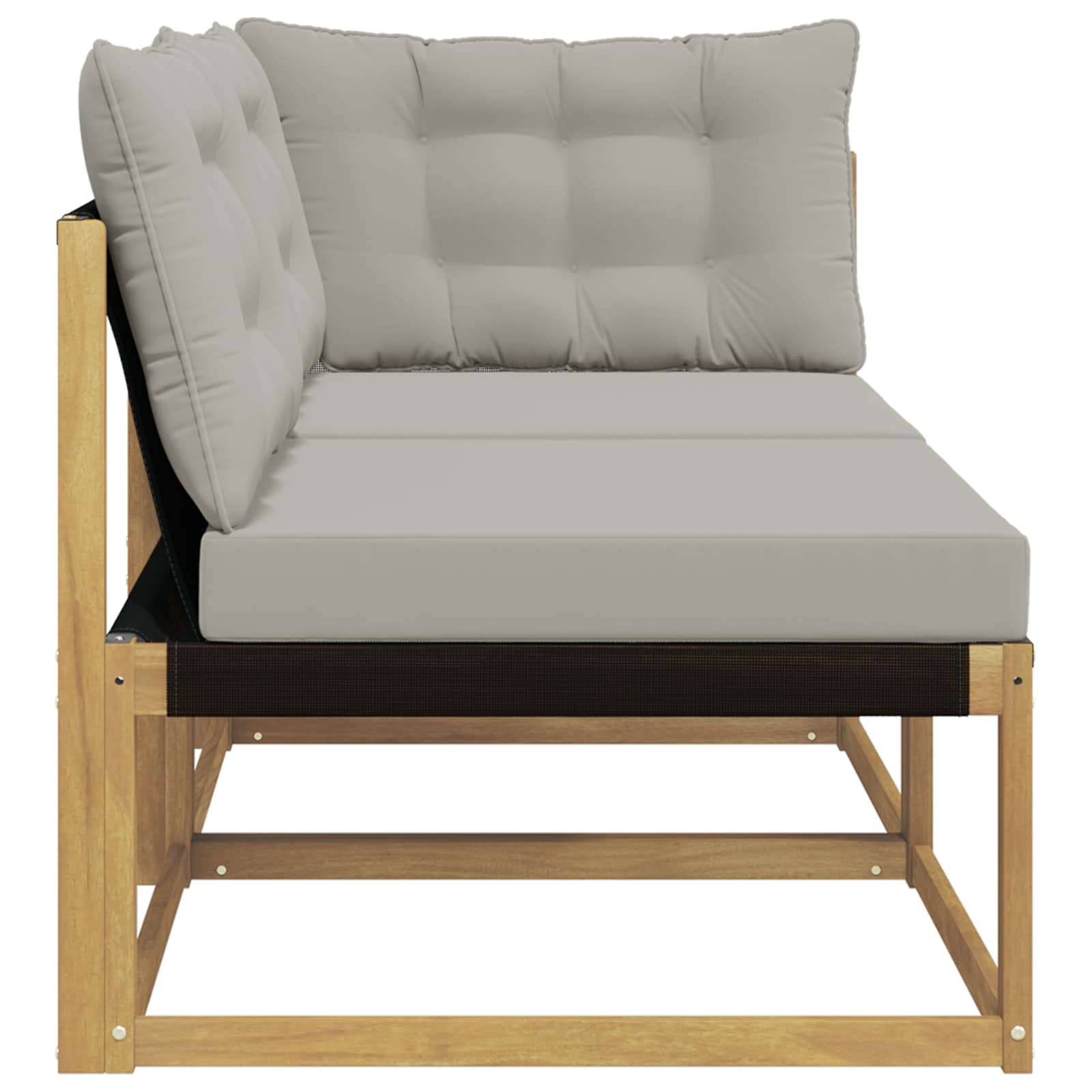Unità Divano Sezionale con cuscino Bianco 162,5 x 83 x 73 cm | homemem39