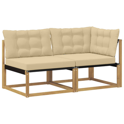 Unità Divano Sezionale con cuscino Bianco 162,5 x 83 x 73 cm
