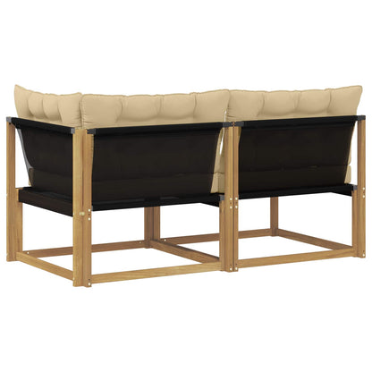 Unità Divano Sezionale con cuscino Bianco 162,5 x 83 x 73 cm
