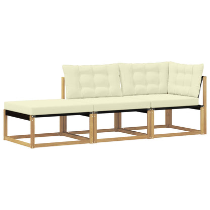 Unità Divano Sezionale con cuscino Bianco 241,5 x 83 x 73 cm