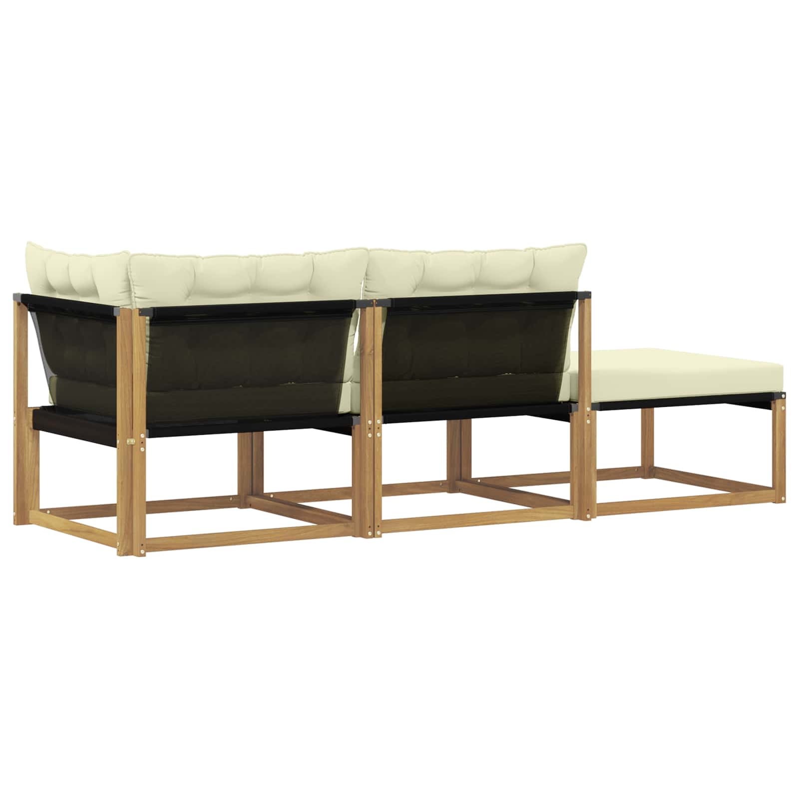 Unità Divano Sezionale con cuscino Bianco 241,5 x 83 x 73 cm | homemem39