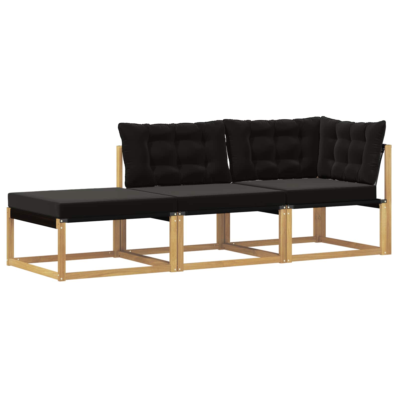 Unità Divano Sezionale con cuscino Bianco 241,5 x 83 x 73 cm | homemem39