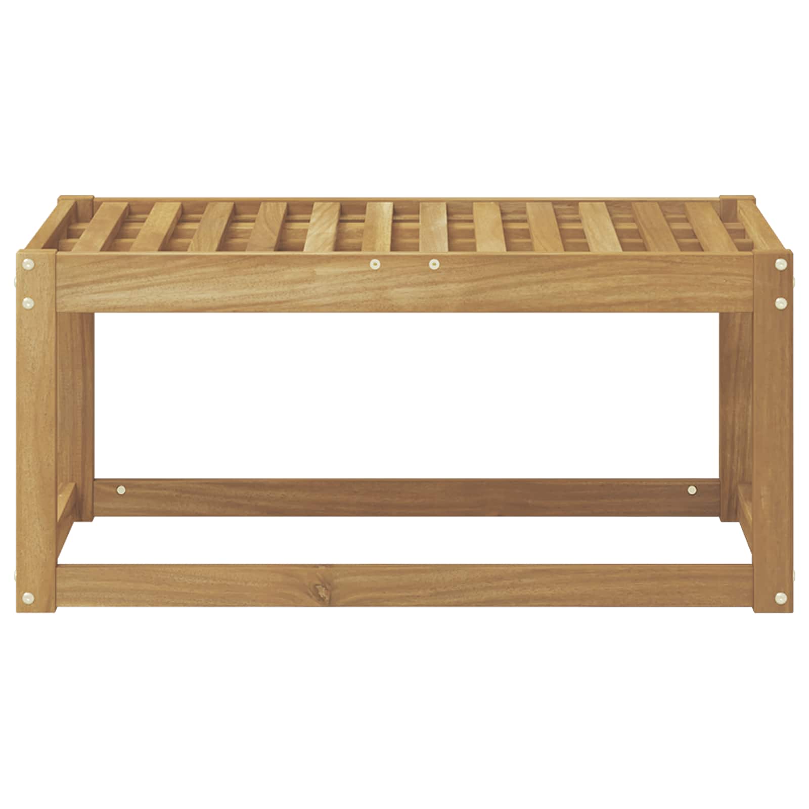 Panca da esterno Bianco 79 x 43 x 37 cm | homemem39