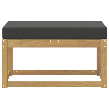 Panca da esterno con cuscino Bianco 80 x 43 x 45 cm | homemem39