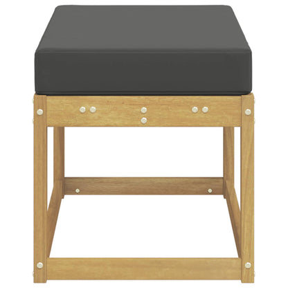 Panca da esterno con cuscino Bianco 80 x 43 x 45 cm | homemem39