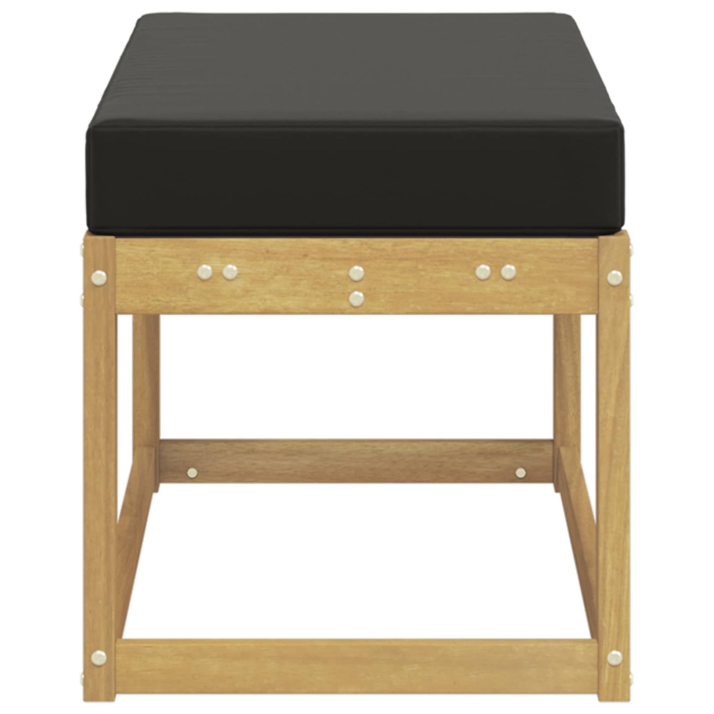 Panca da esterno con cuscino Bianco 80 x 43 x 45 cm | homemem39