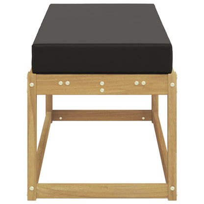 Panca da esterno con cuscino Bianco 115 x 43 x 45 cm | homemem39