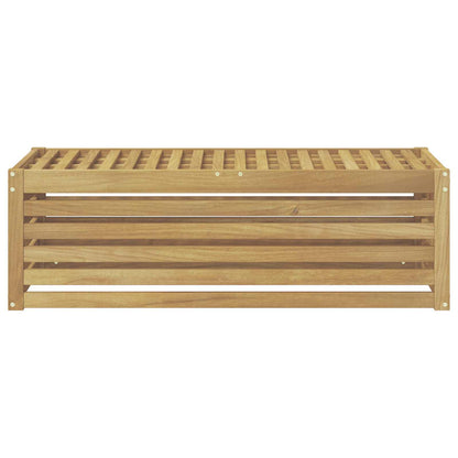 Panca da esterno Bianco 115 x 43 x 37 cm | homemem39