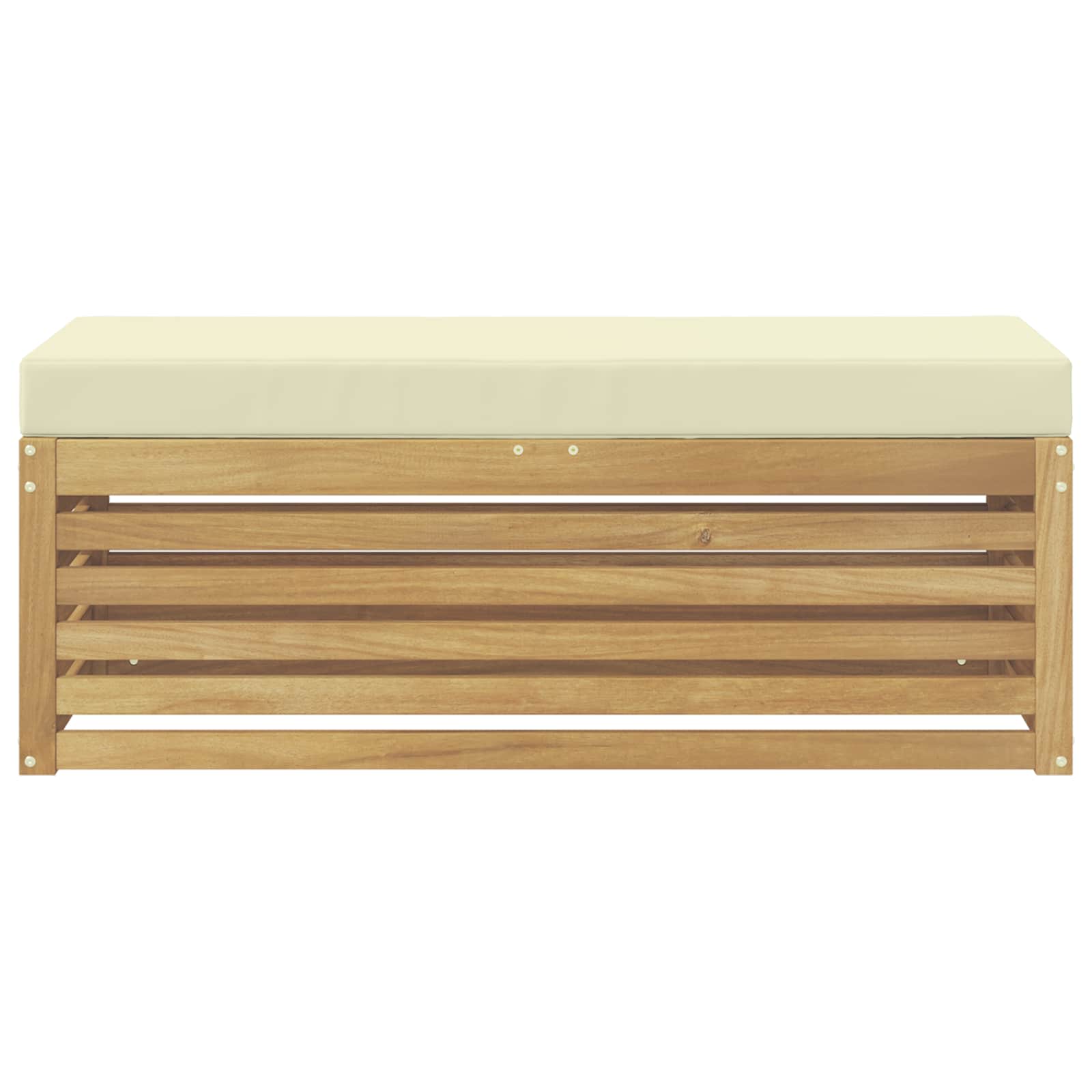 Set di divani da esterno Bianco e Crema 115 x 43 x 45 cm | homemem39