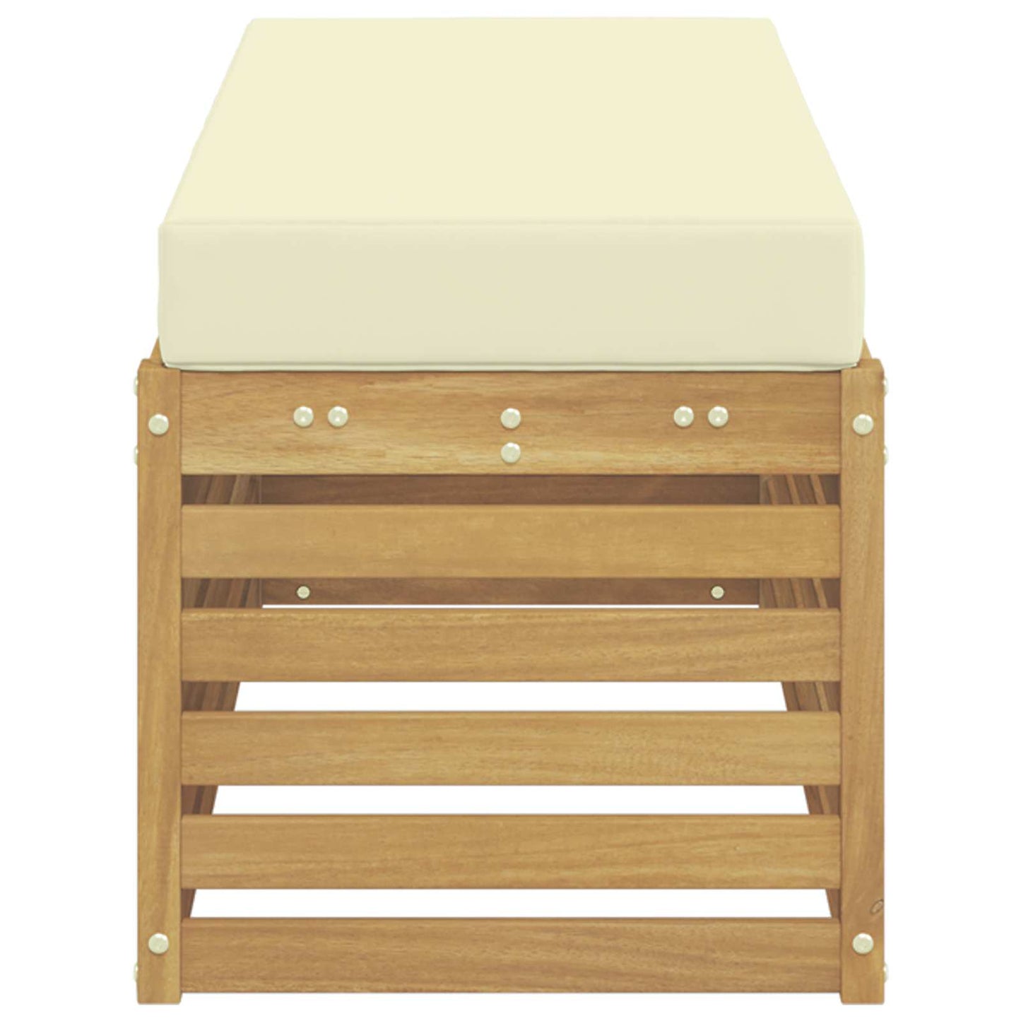 Set di divani da esterno Bianco e Crema 115 x 43 x 45 cm | homemem39