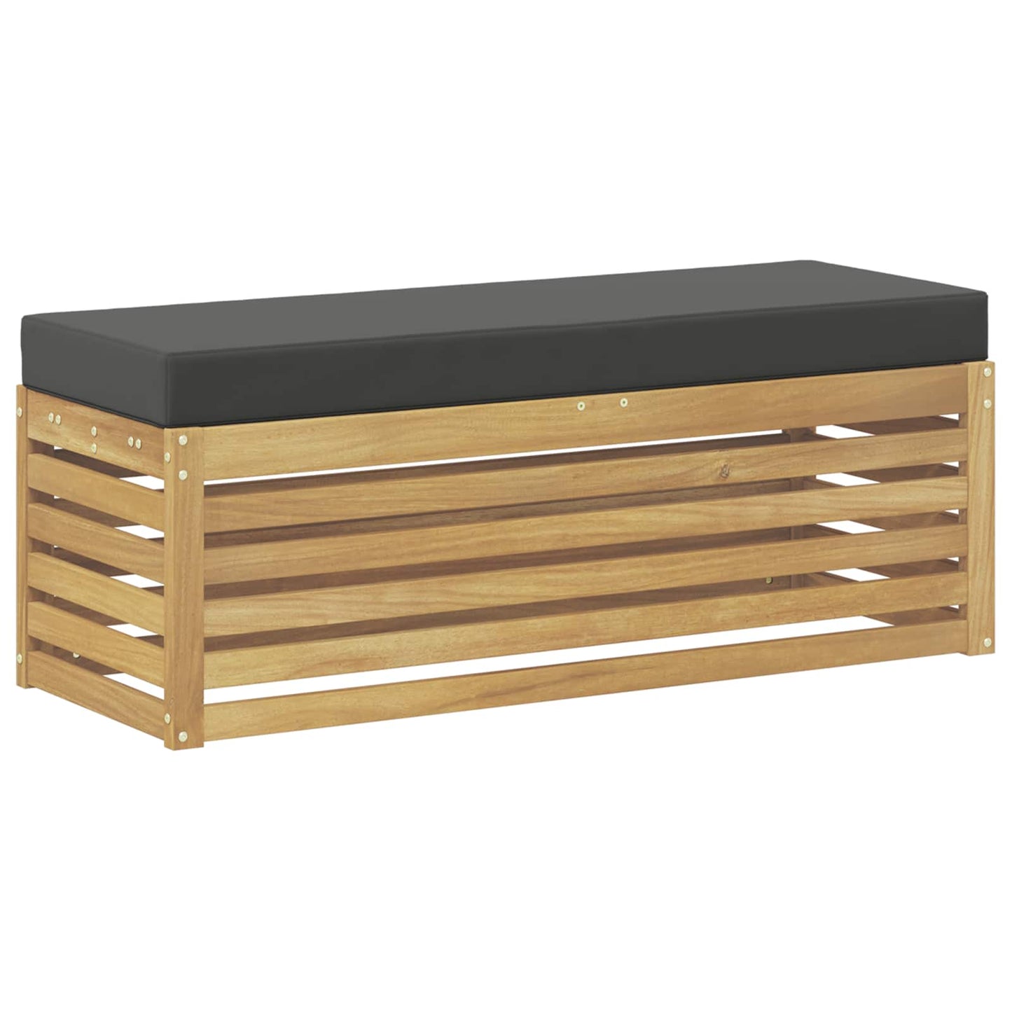 Set di divani da esterno Bianco e Antracite 115 x 43 x 45 cm