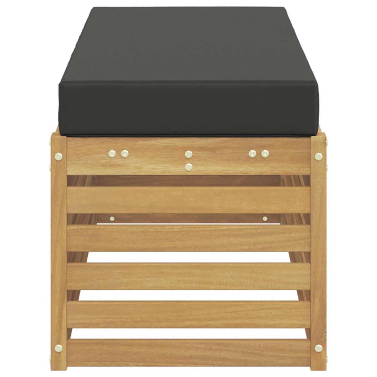Set di divani da esterno Bianco e Antracite 115 x 43 x 45 cm | homemem39