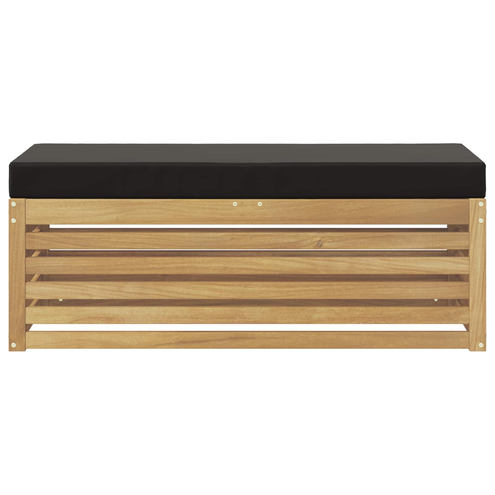 Panca da esterno con cuscino Bianco 115 x 43 x 45 cm | homemem39