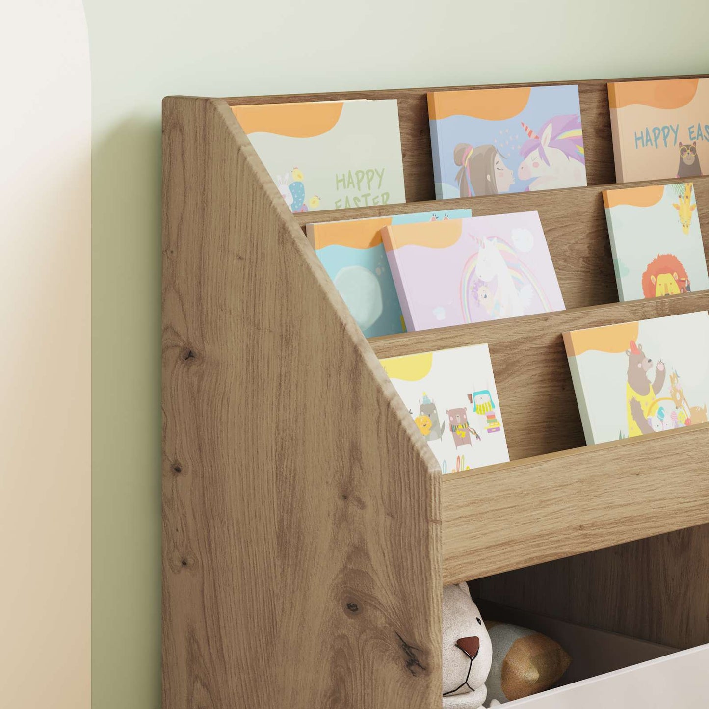 Libreria per Bambini Rovere artigianale 72,5 x 29,5 x 69 cm