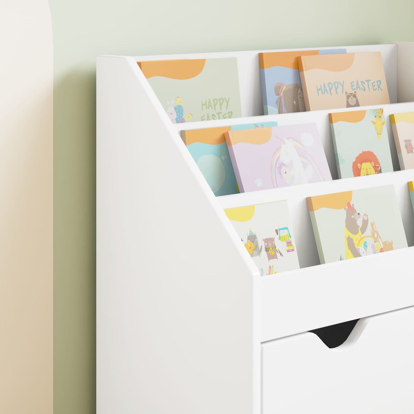 Libreria per Bambini Bianco 60 x 29,5 x 69 cm Legno multistrato