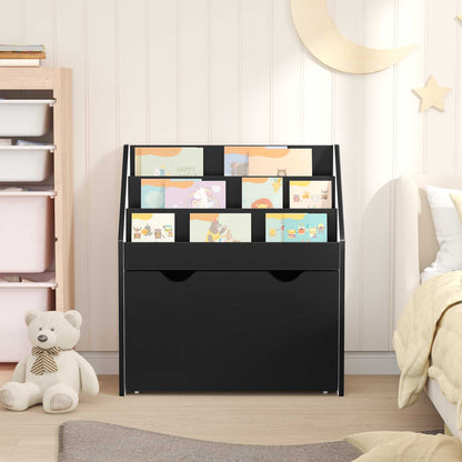 Libreria per Bambini Nero 60 x 29,5 x 69 cm Legno multistrato