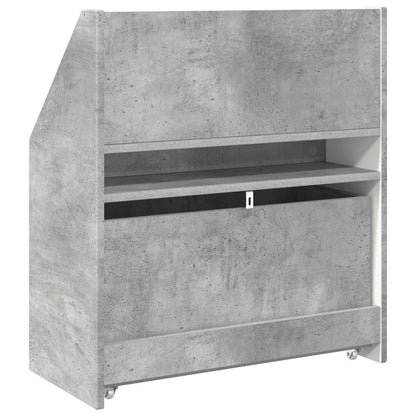 Libreria per Bambini Grigio cemento 60 x 29,5 x 69 cm