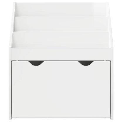 Libreria per Bambini Bianco Lucido 60 x 29,5 x 69 cm