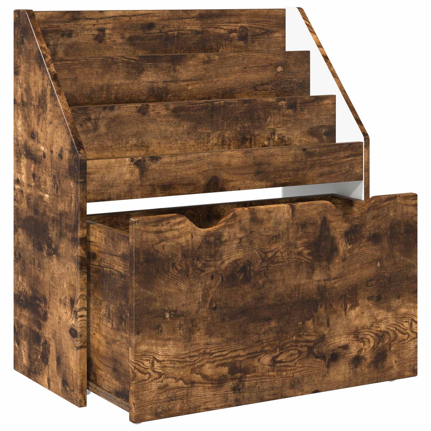 Libreria per Bambini con cassetto Rovere fumé 60 x 29,5 x 69 cm | homemem39
