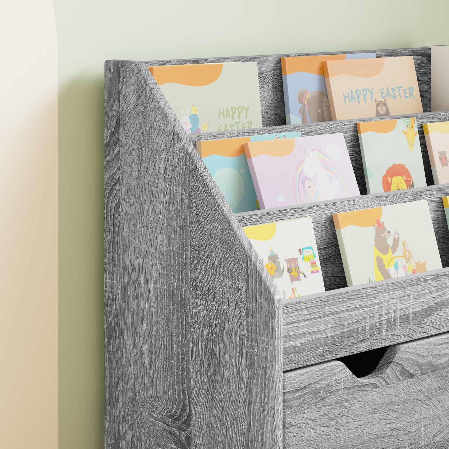 Libreria per Bambini Grigio Sonoma 60 x 29,5 x 69 cm