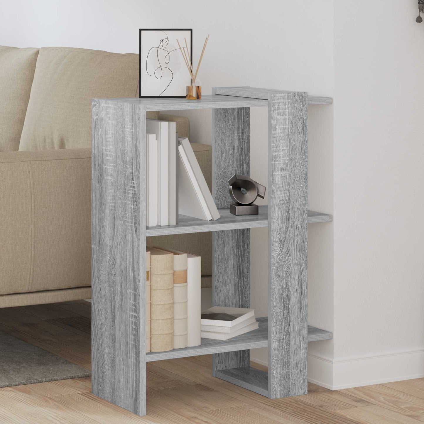 Libreria Grigio Sonoma 52 x 25 x 71,5 cm Legno multistrato