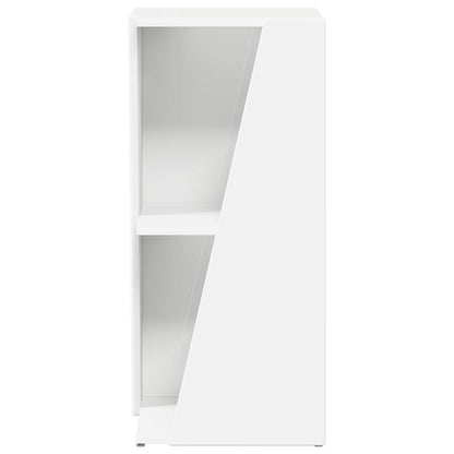 Mensola laterale Bianco 33 x 32 x 70,5 cm Legno multistrato | homemem39