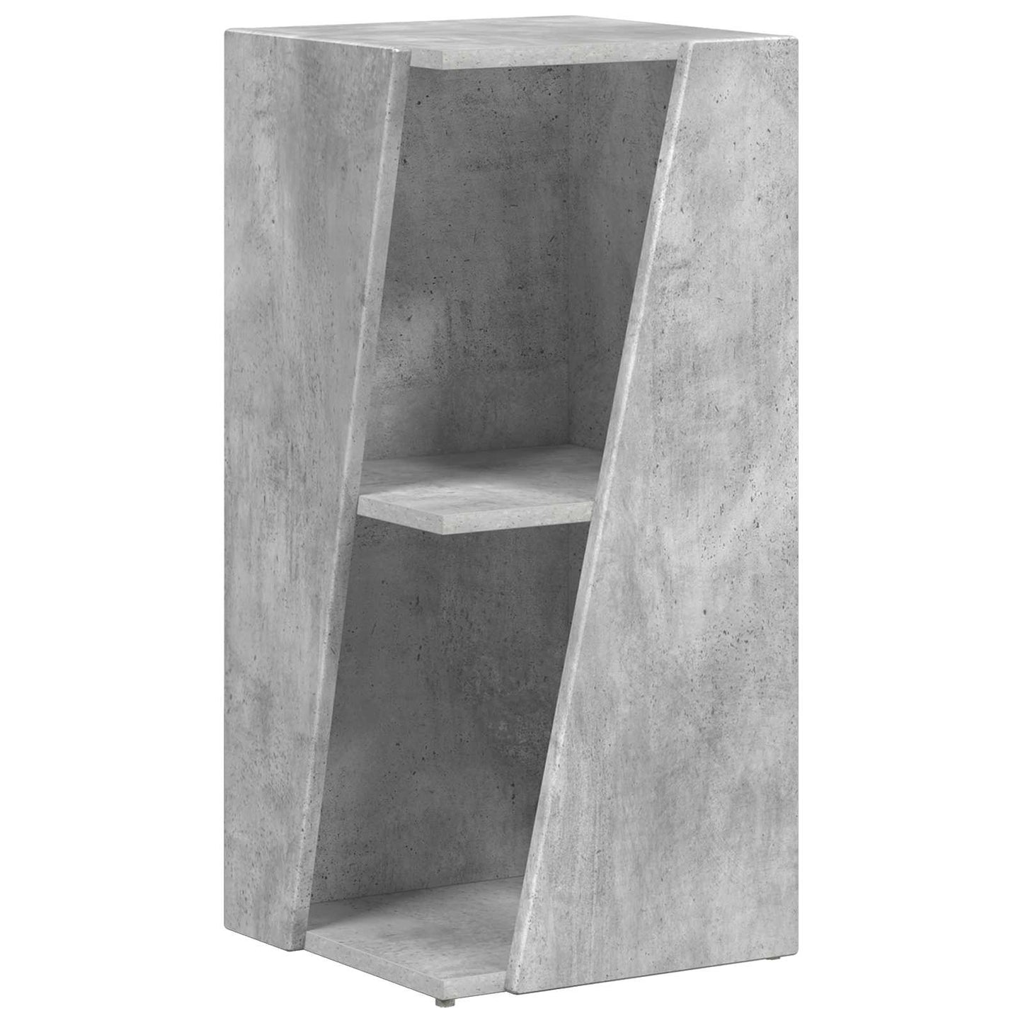 Mensola laterale Grigio cemento 33 x 32 x 70,5 cm