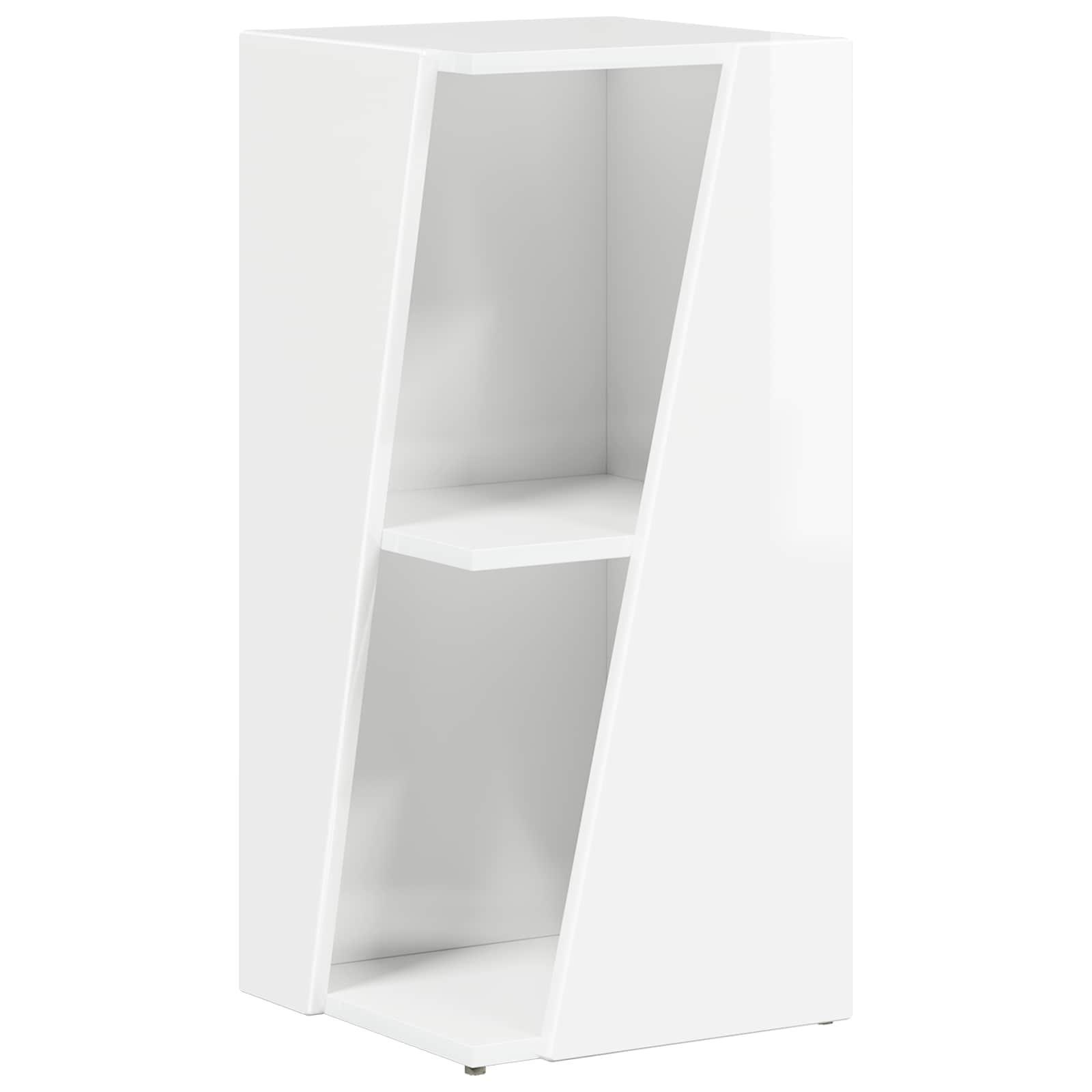 Mensola laterale Bianco Lucido 33 x 32 x 70,5 cm | homemem39